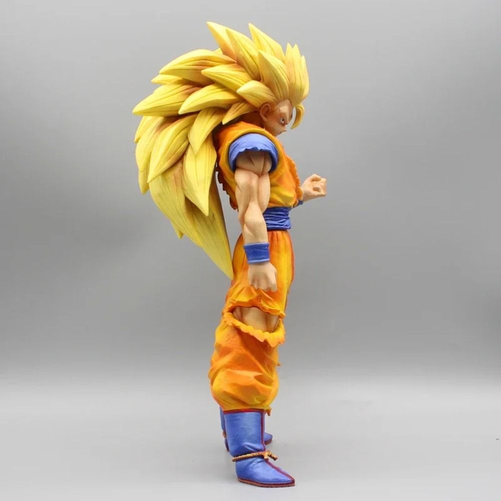 31cm Dragon Ball Super Saiyan 3 Son Goku Figure GK Statue PVC Action Figurine Model